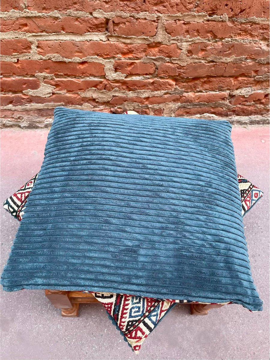 Paire de coussins Maffrash Shahsaven Début 20 ième. 40 x 40 cm-photo-3