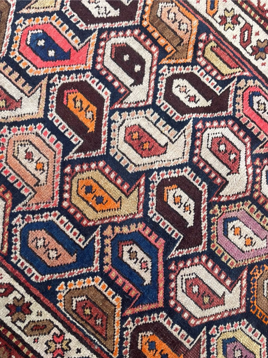 Tapis Karabag. Caucase du Sud. Circa 1920. 312 x 120 cm-photo-4