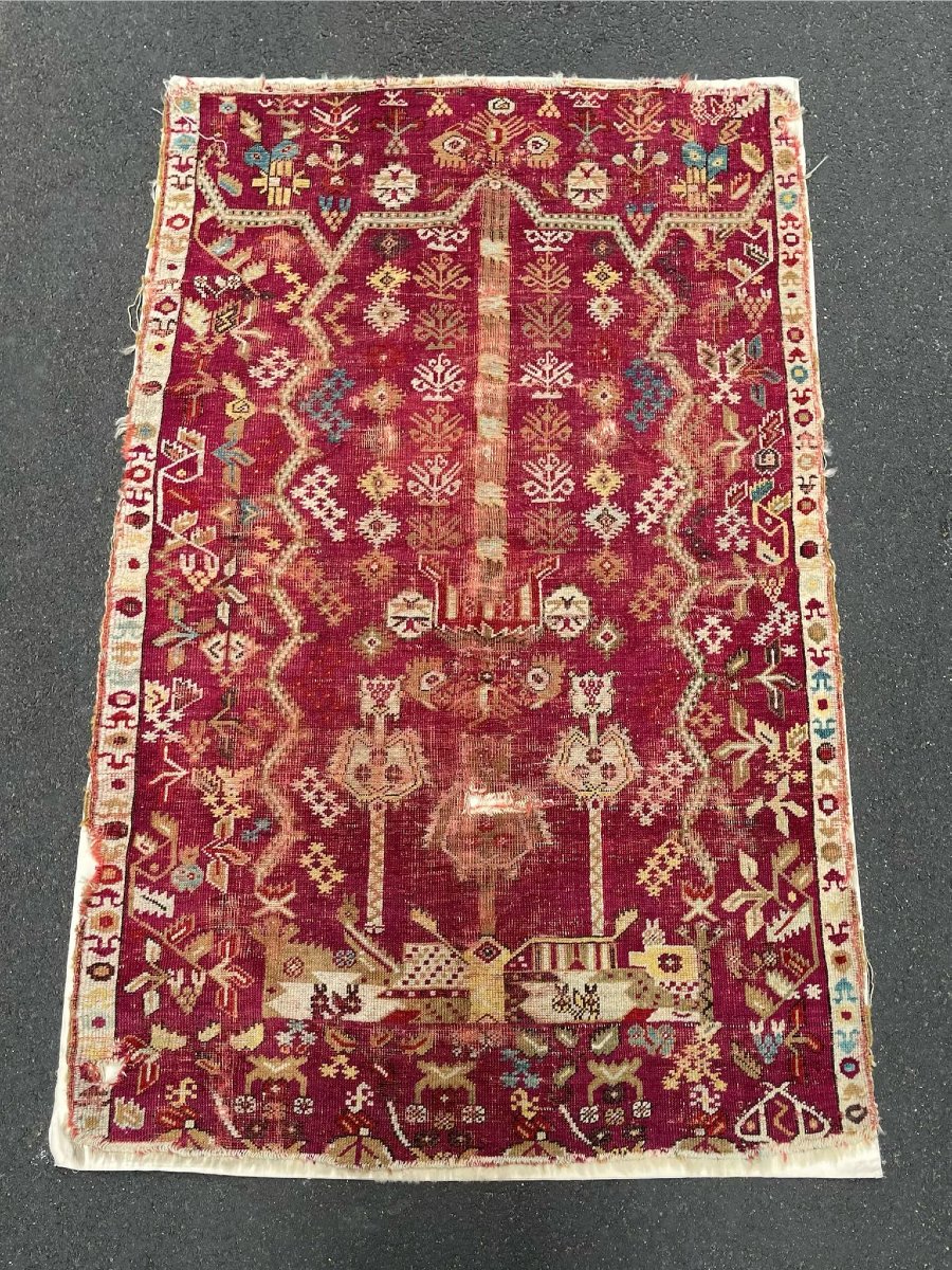 Yörük Rug - Konya, Anatolia. Circa 1850. 170 X 105 Cm