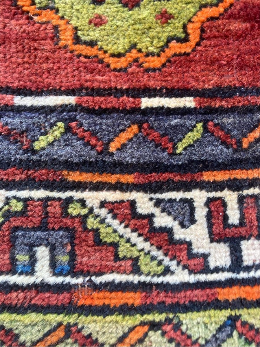 Tapis Kazak. Caucase. Milieu 20 ième. 255 x 140 cm-photo-7
