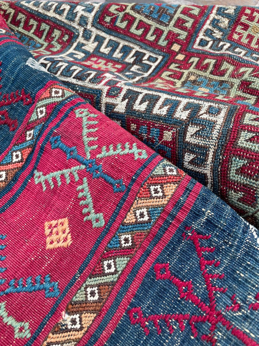 Kilim Fragment. Malatya. Anatolia. Circa 1880. 98 X 45 Cm-photo-2