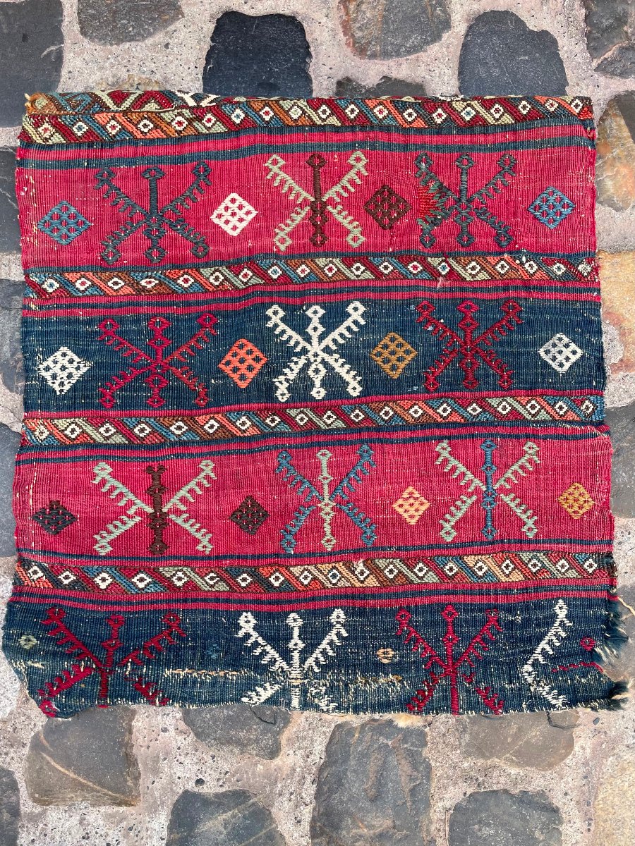 Kilim Fragment. Malatya. Anatolia. Circa 1880. 98 X 45 Cm-photo-1