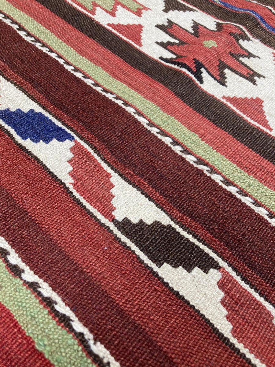 Shirvan Kilim - Caucasus. Circa 1920. 270 X 178 Cm-photo-4