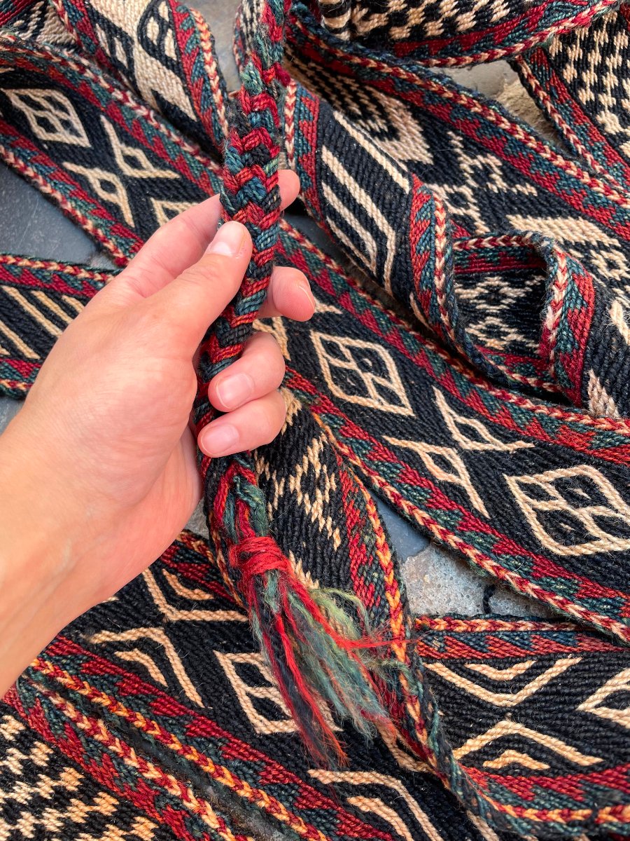 Kilim. Woven Strip From A Shasaven Nomadic Tent. Persia. Circa 1900. 700 X 7 Cm-photo-4