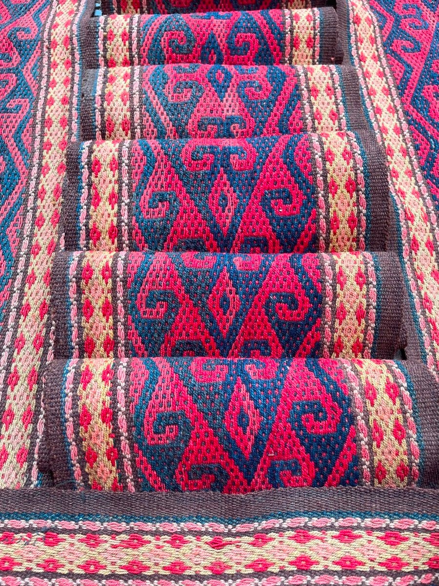 Long Strip Of Tent Binding. Shahsaven. Persia. Circa 1880. 1100 X 30 Cm