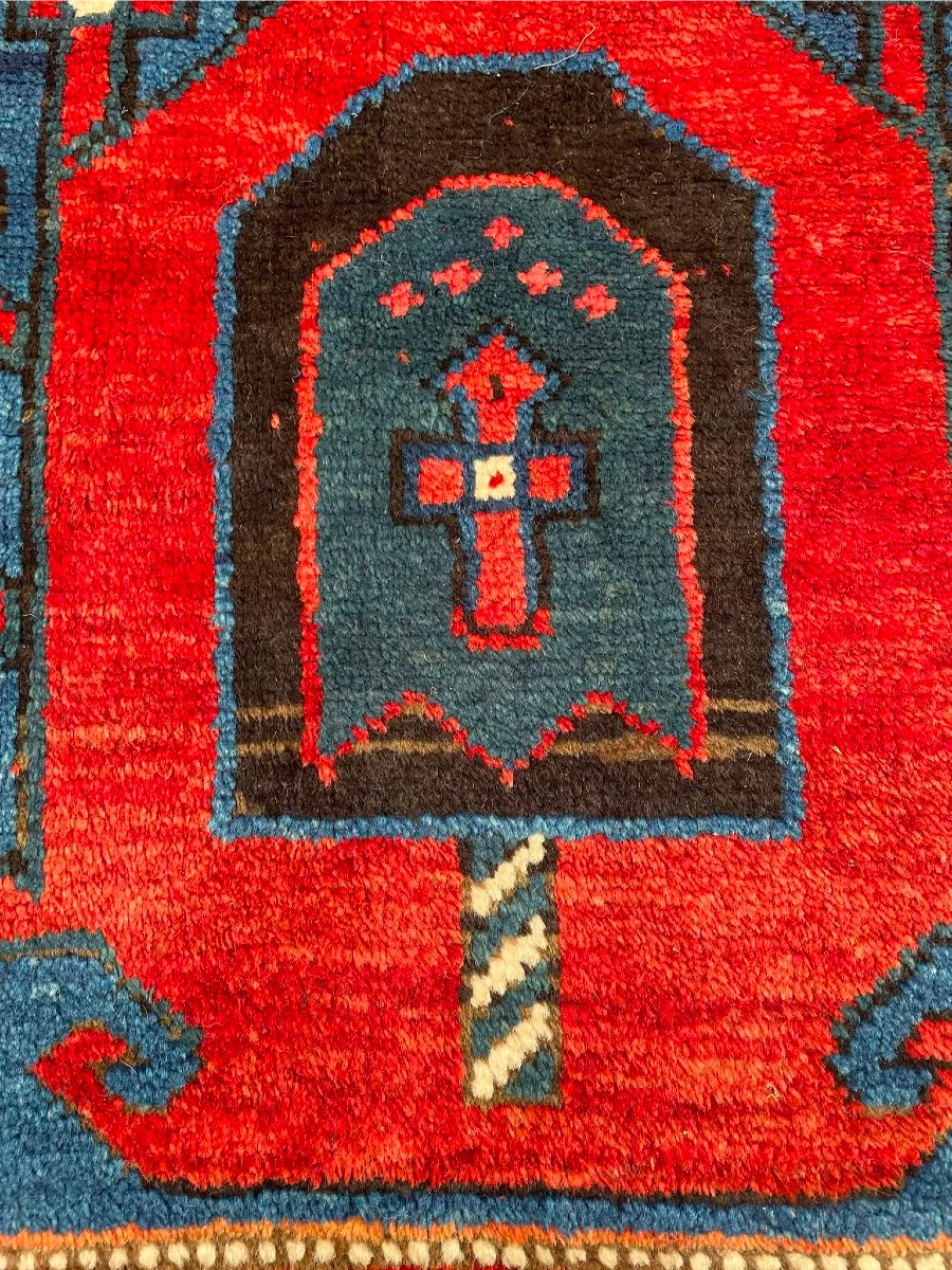 Kazakh Rug, Caucasus. Dated 1923 And Signed. 287 X 175 Cm-photo-2