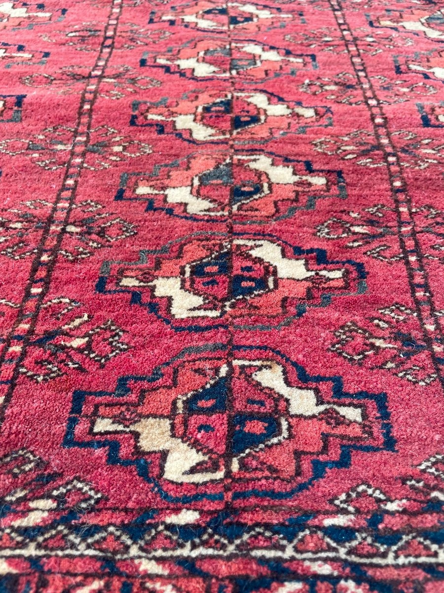 Turkmen Yomud Saddle Rug. Circa 1900. 120 X 75 Cm-photo-3