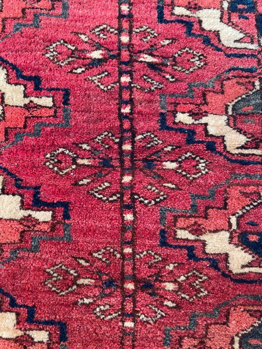 Turkmen Yomud Saddle Rug. Circa 1900. 120 X 75 Cm-photo-4
