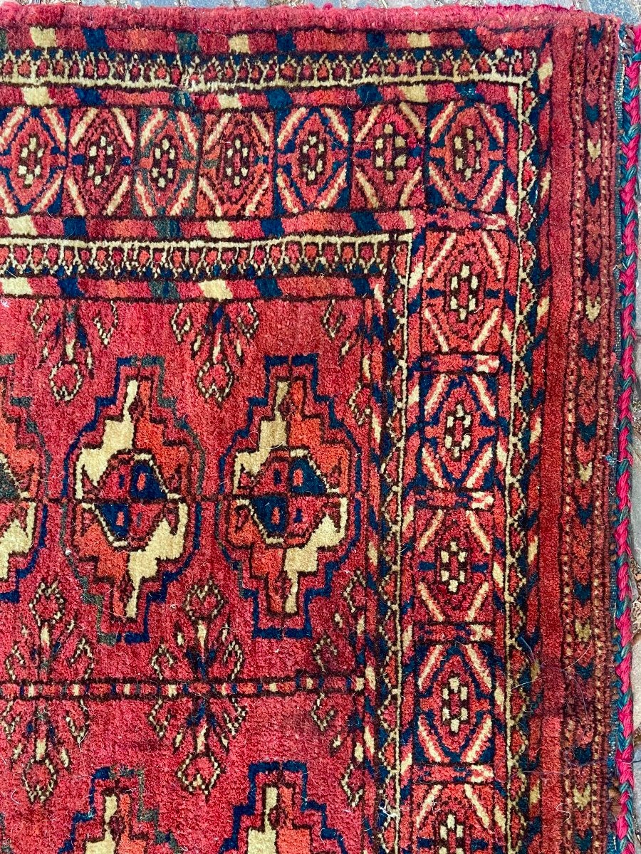 Turkmen Yomud Saddle Rug. Circa 1900. 120 X 75 Cm-photo-4