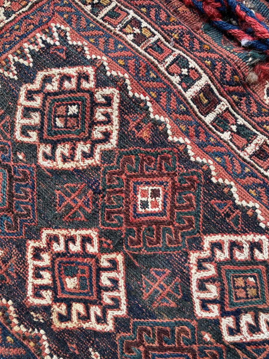Double Satchel. Bathiyari. Persia. Circa 1900. 86 X 55 Cm-photo-3