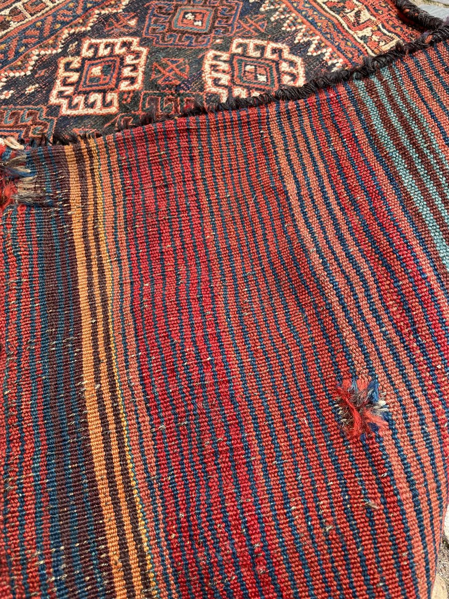 Double Satchel. Bathiyari. Persia. Circa 1900. 86 X 55 Cm-photo-4