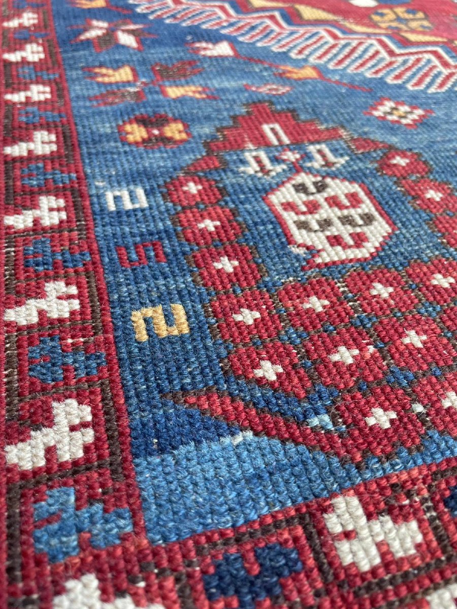 Kuba Rug. Caucasus. Late 19th Century. 193 X 120 Cm-photo-3