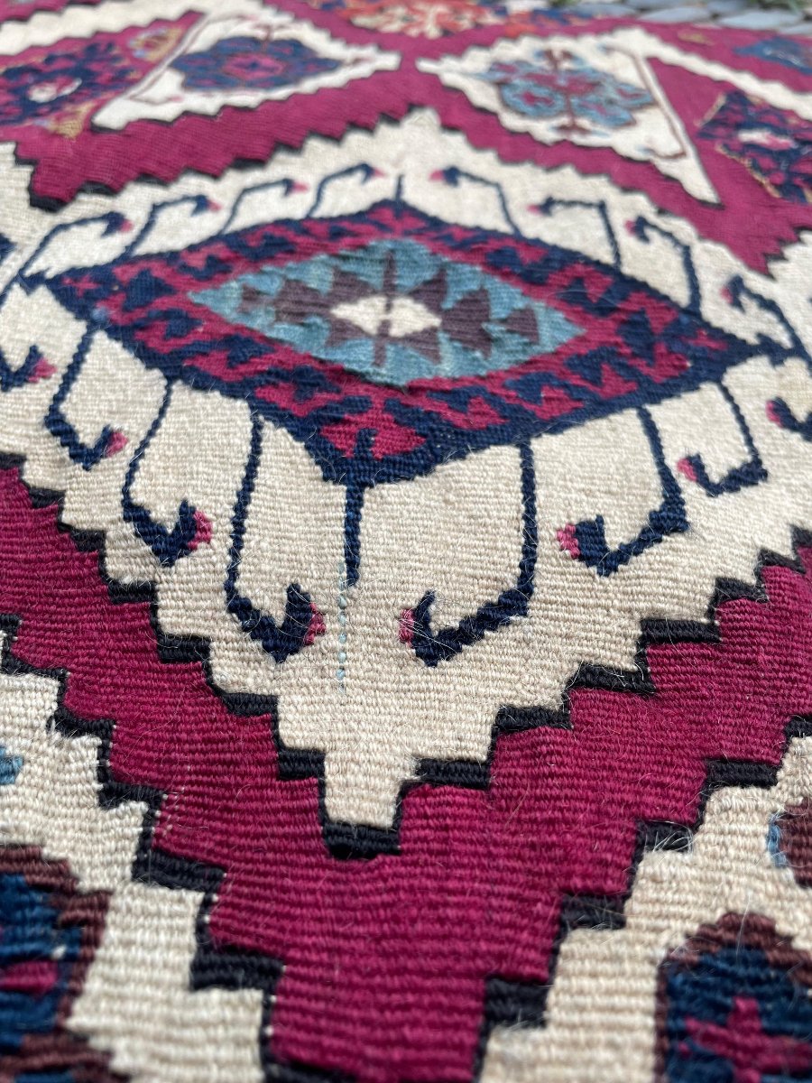 Reyhanlı Kilim. Anatolia. Circa 1870. 277 X 81 Cm-photo-4