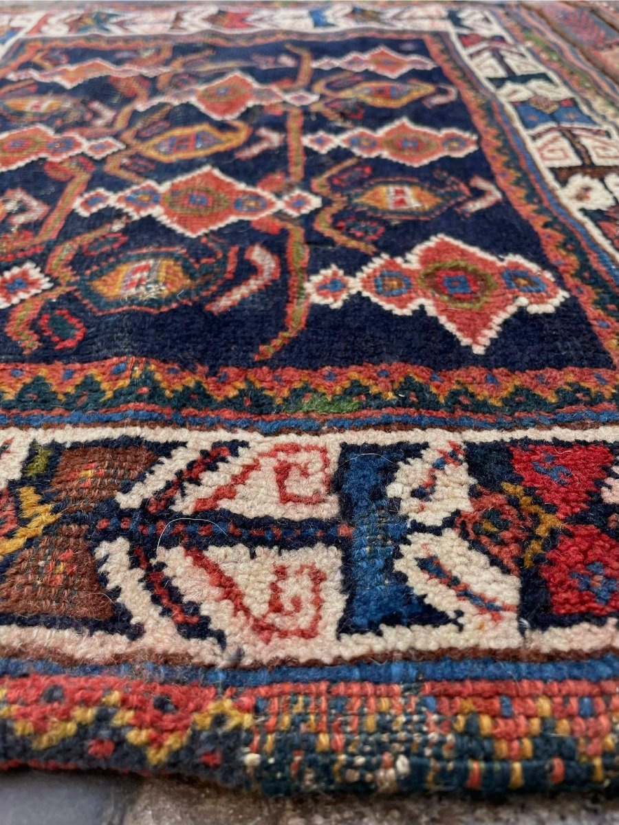 Khorjin (bag). Qashqai. Persia. Circa 1880. 72 X 70 Cm-photo-3