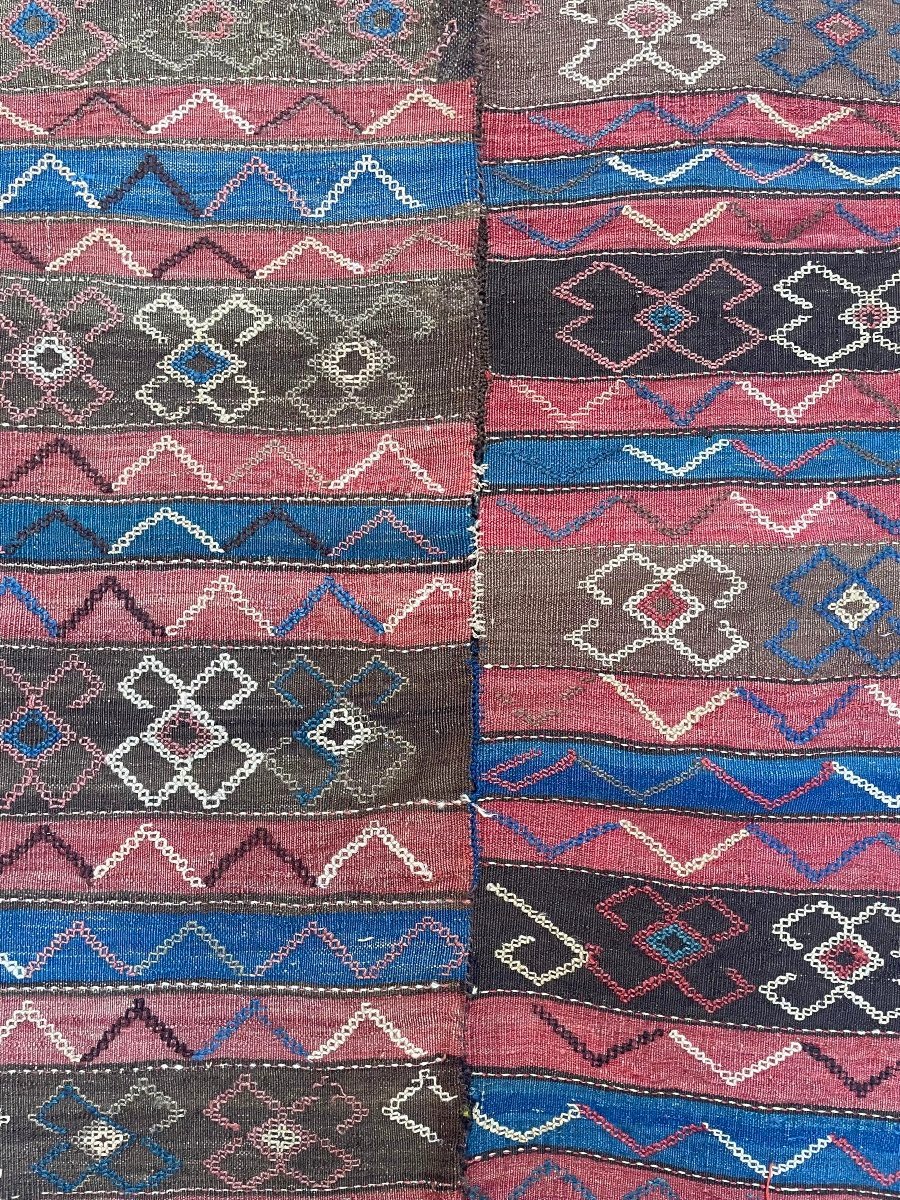 Verneh Kilim / Caucasus. Circa 1870.  233 X 183 Cm-photo-3