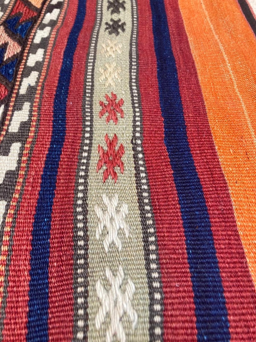 Kilim / Chuval. Fethiye. Anatolie. Circa 1960. 250 x 82 cm-photo-4