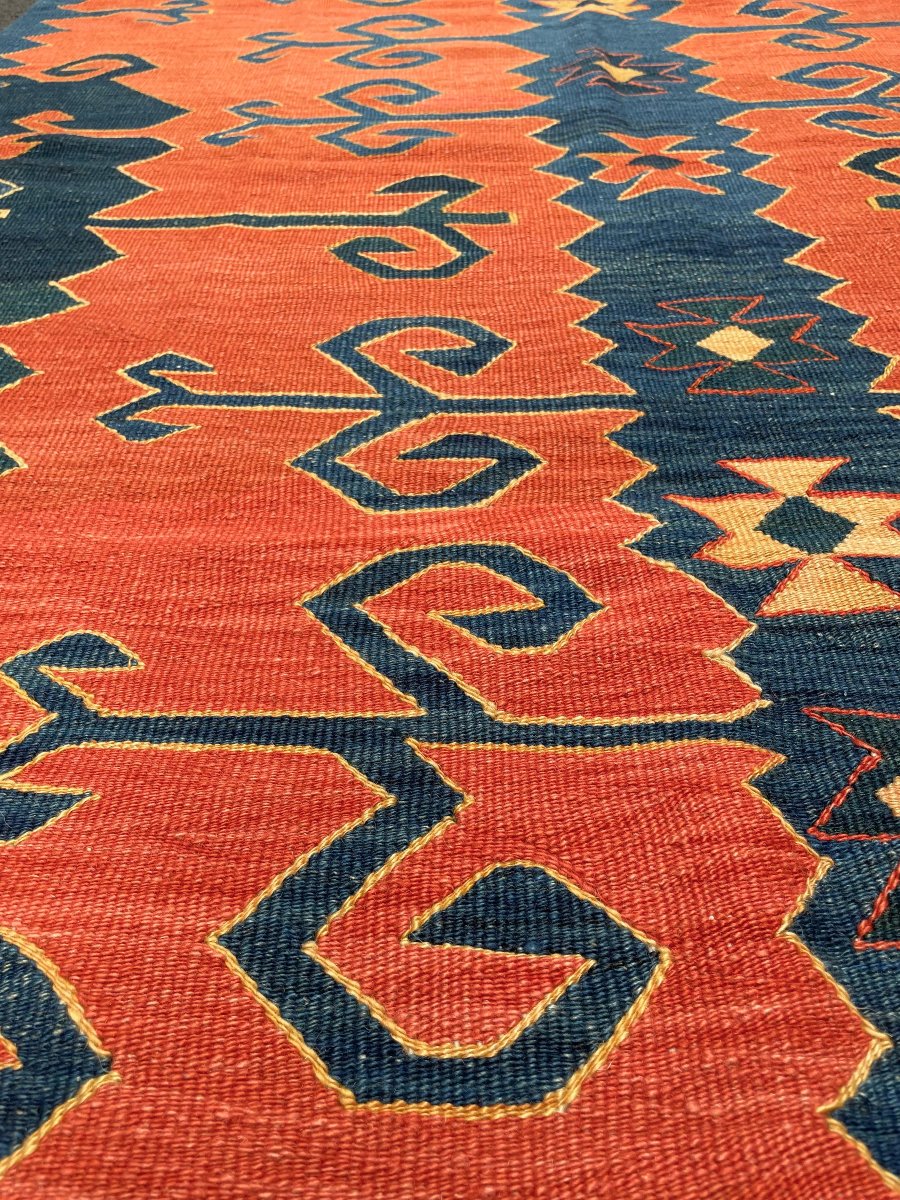 Anatolian Kilim. Plant-based Dyes. 170 X 140 Cm-photo-2