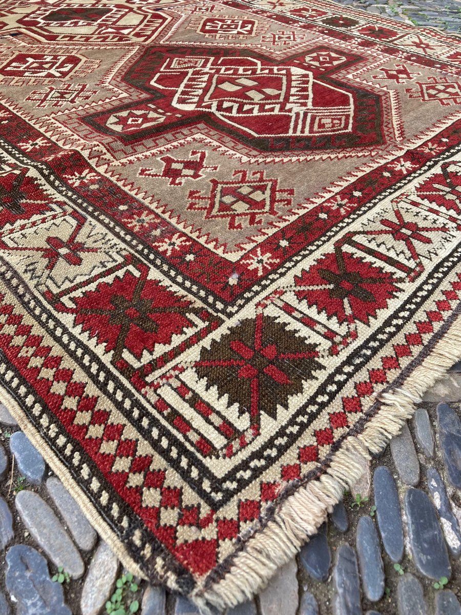 Shirvan Rug - Caucasus. Circa 1920. 200 X 120 Cm-photo-2