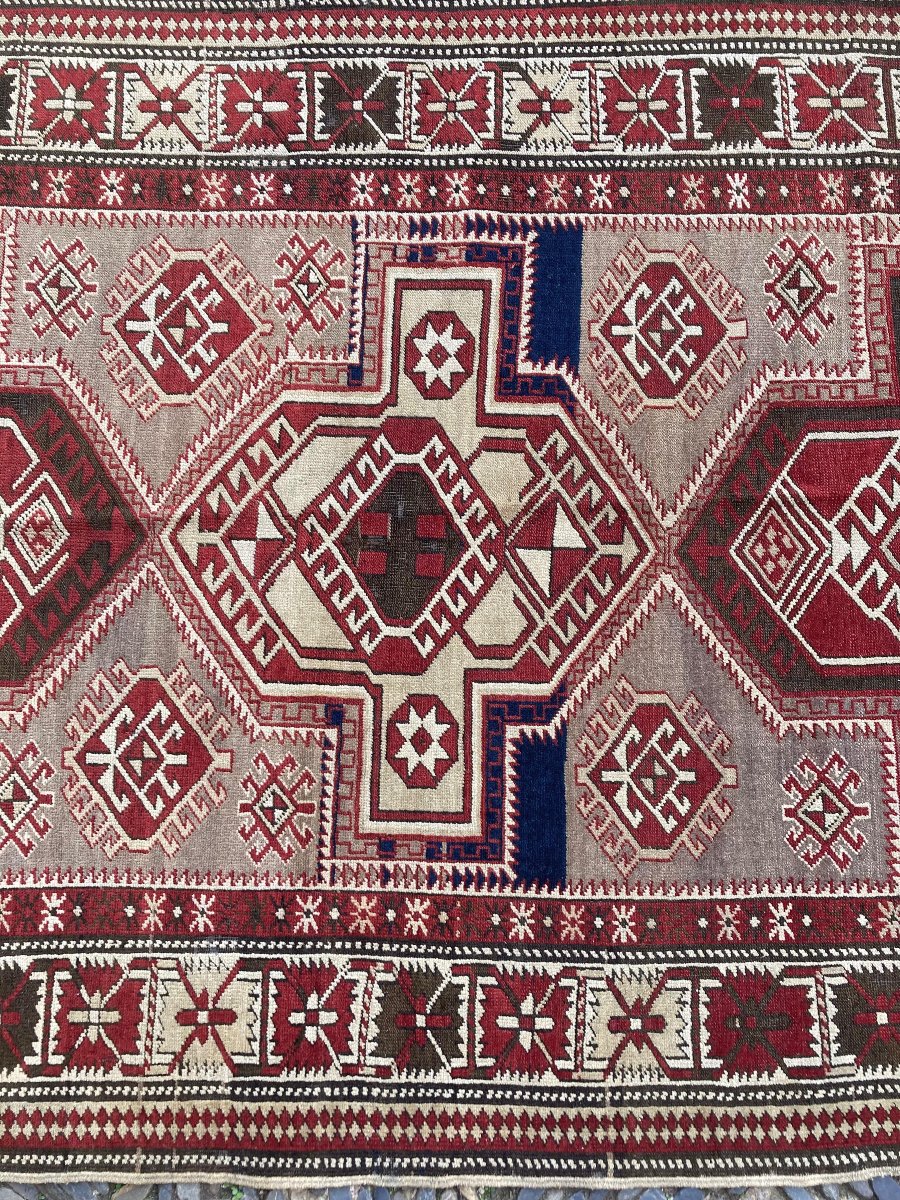 Shirvan Rug - Caucasus. Circa 1920. 200 X 120 Cm-photo-4