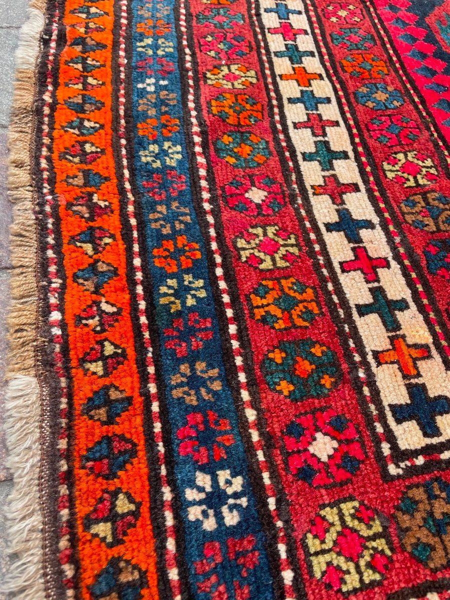 Tapis Arménie - Caucase. Daté 1916. 255 x 170 cm-photo-2