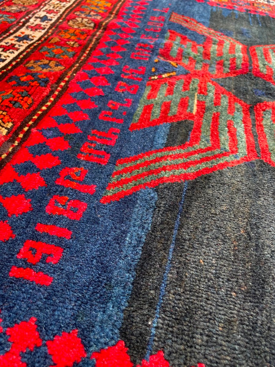 Tapis Arménie - Caucase. Daté 1916. 255 x 170 cm-photo-6