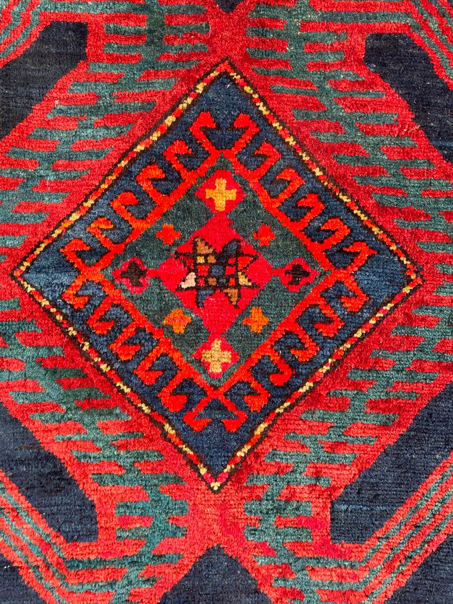 Tapis Arménie - Caucase. Daté 1916. 255 x 170 cm-photo-8
