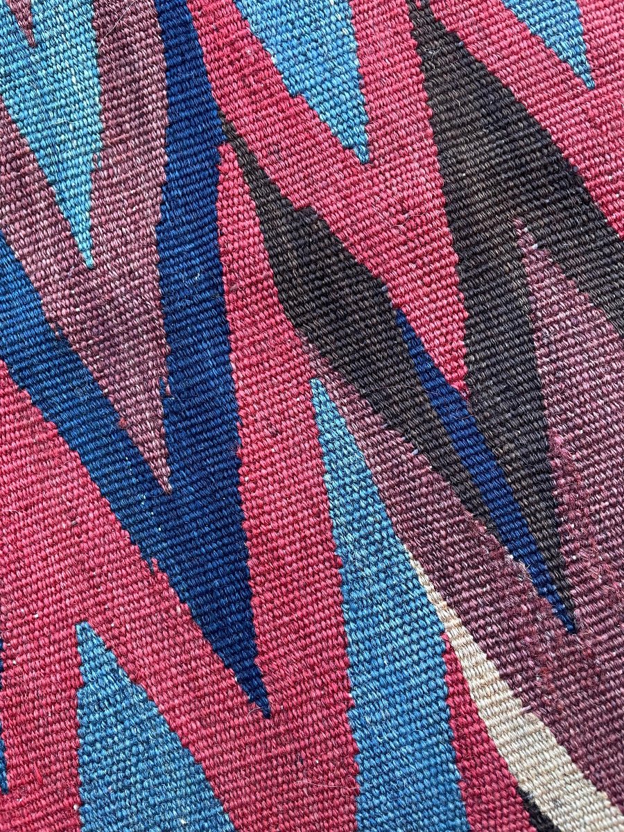 Veramin Kilim.  Persian. Circa 1880.  230 X 138 Cm-photo-3
