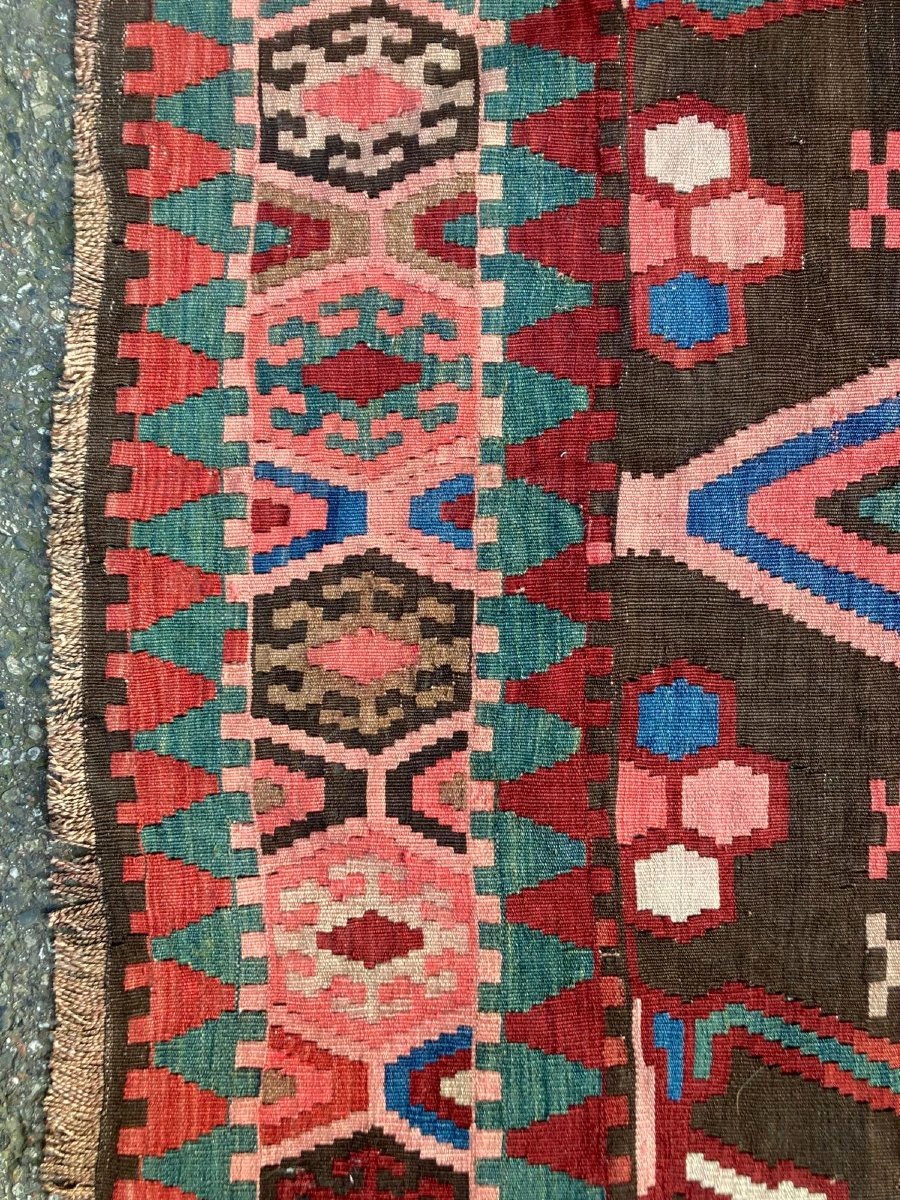Karabakh Kilim - Armenia. Circa 1880. 425 X 220 Cm-photo-4