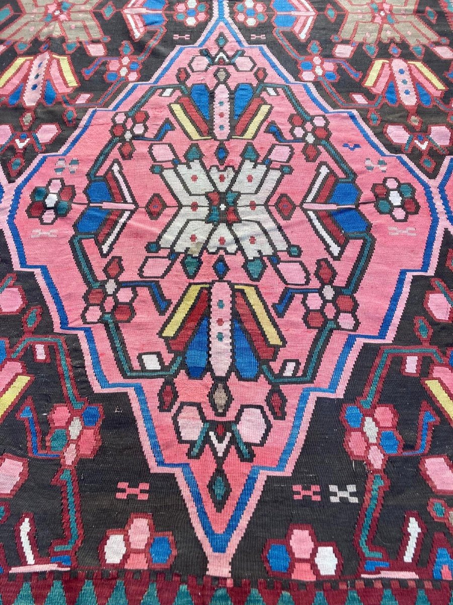 Karabakh Kilim - Armenia. Circa 1880. 425 X 220 Cm-photo-7