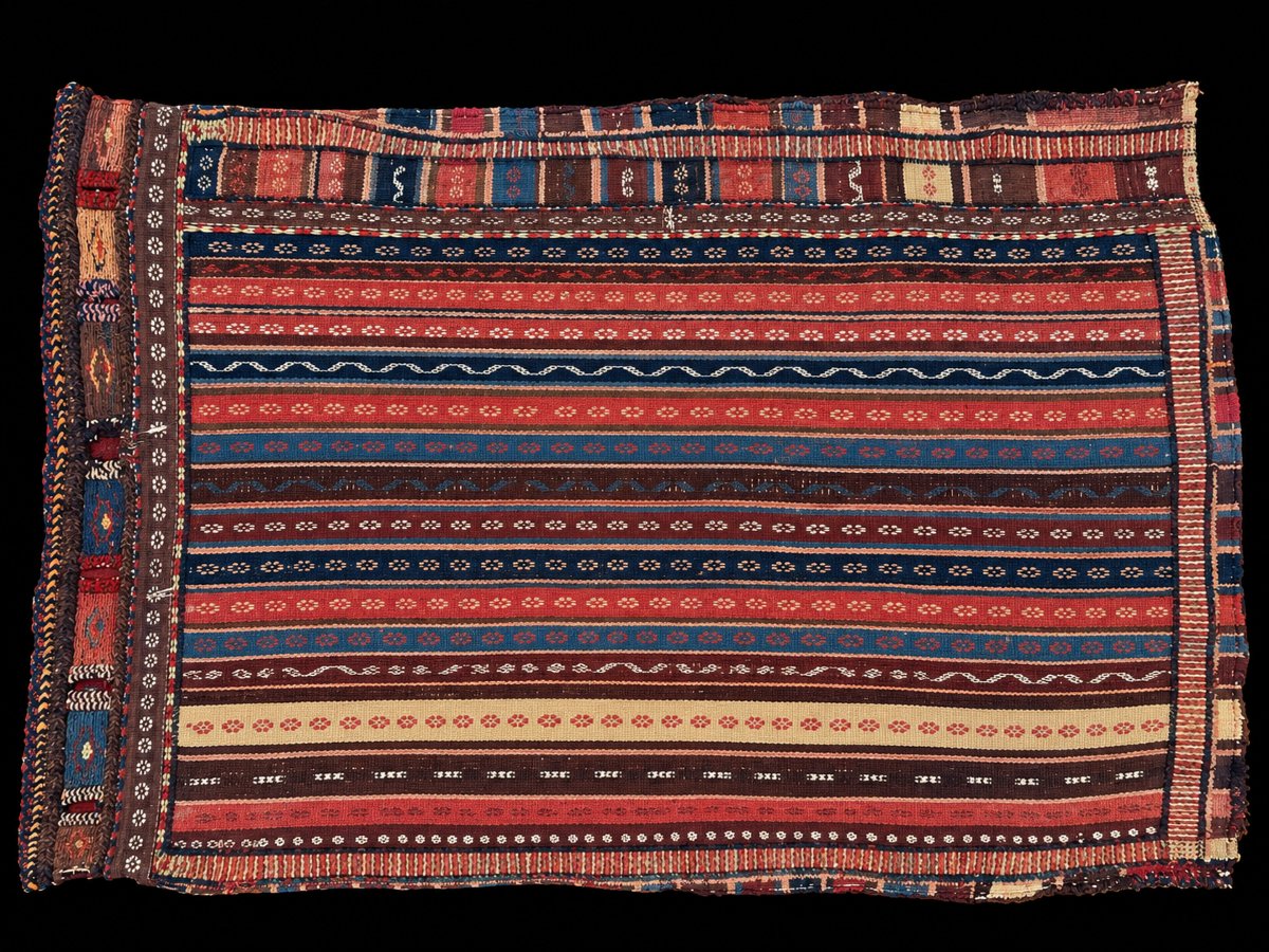 Khorjin (sacoche). Qashqai. Perse. Circa 1880. 72 x 56 cm. Tapis