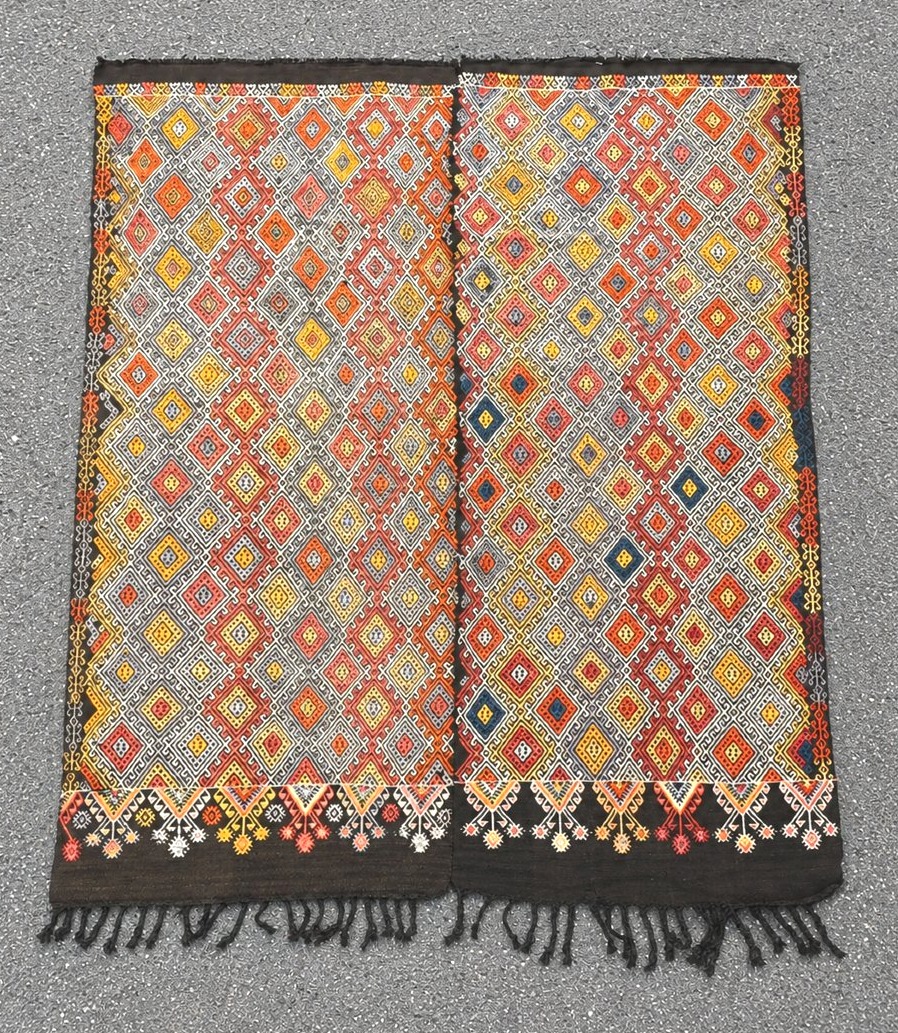 Cicim Konya Karapinar. Anatolie. Circa 1930. 250 x 160 cm
