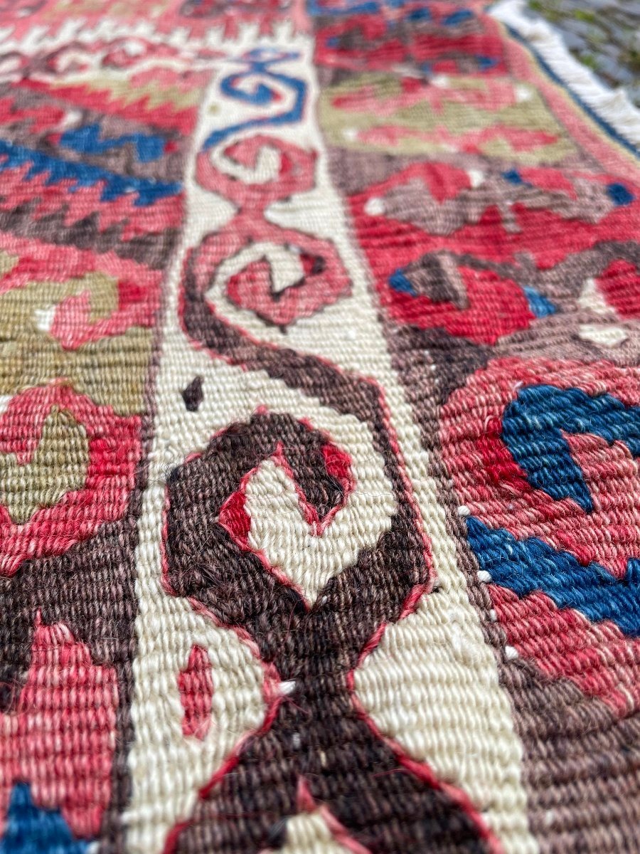 Kilim Fethiye - Anatolie. Circa 1930. 113 x 91 cm-photo-2