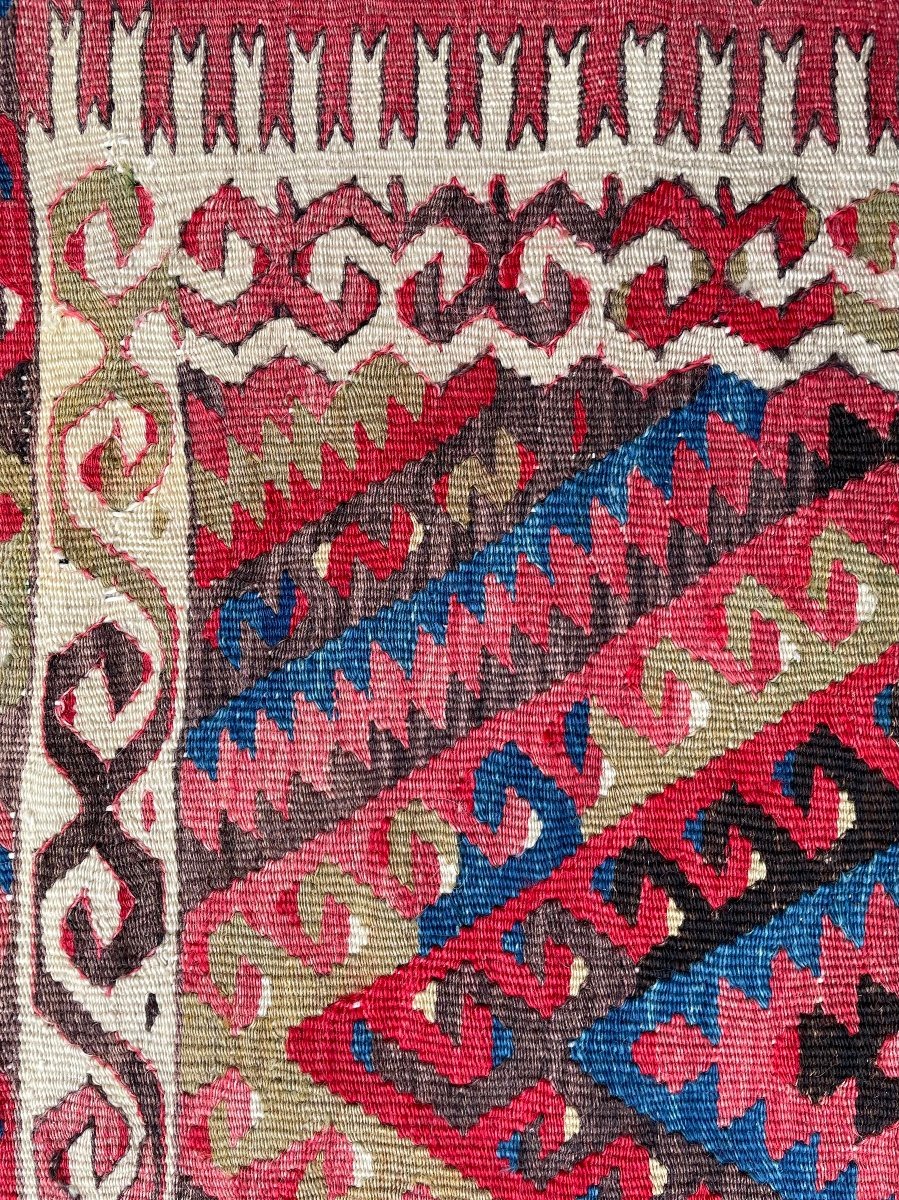 Kilim Fethiye - Anatolie. Circa 1930. 113 x 91 cm-photo-4