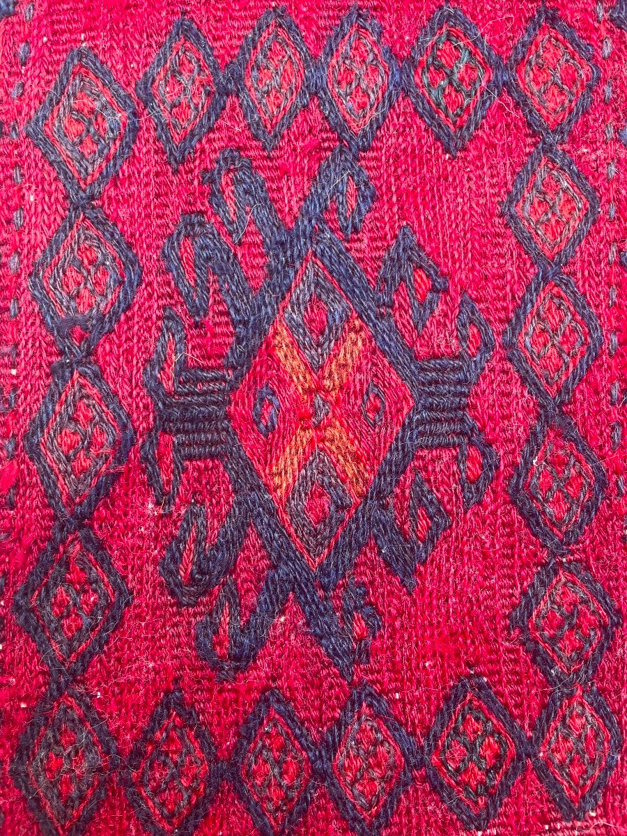 Double sacoche de dromadaire. Bathiyari. Perse. Circa 1900. 185 x 110 cm-photo-3