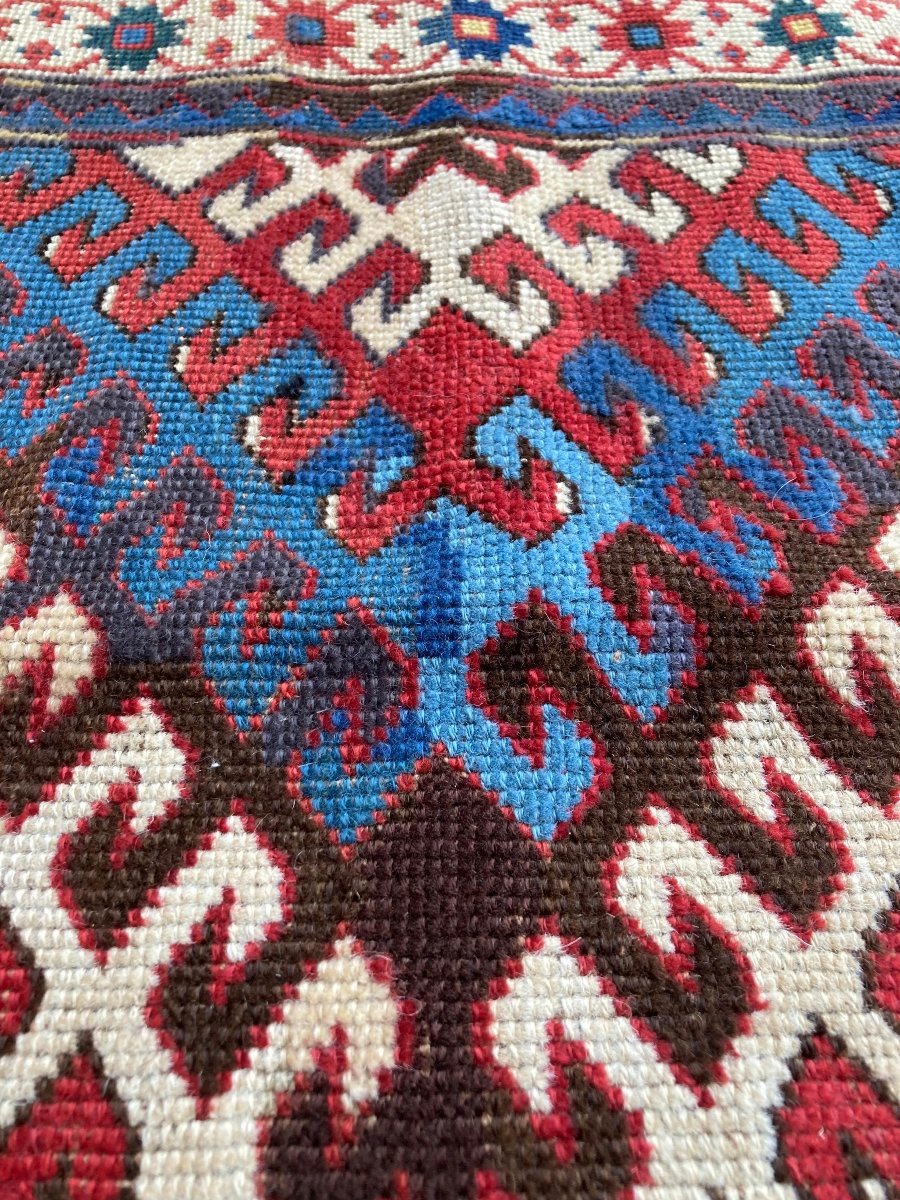 Tapis Karabag. Arménie. Circa 1880. 202 x 111 cm-photo-3