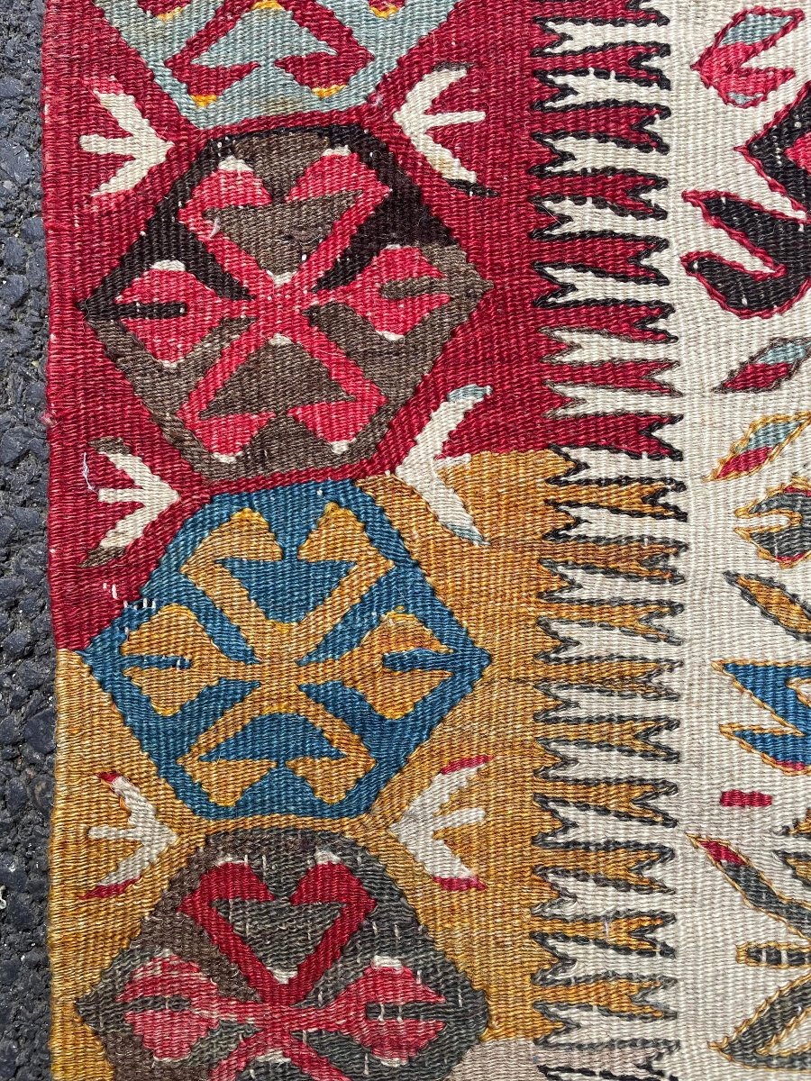 Kilim Fethiye - Anatolie. Circa 1920.  275 x 162 cm-photo-3