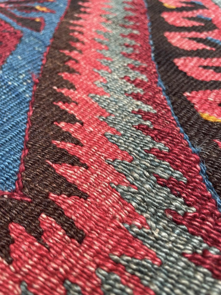 Kilim Fethiye - Anatolie. Circa 1920.  275 x 162 cm-photo-5