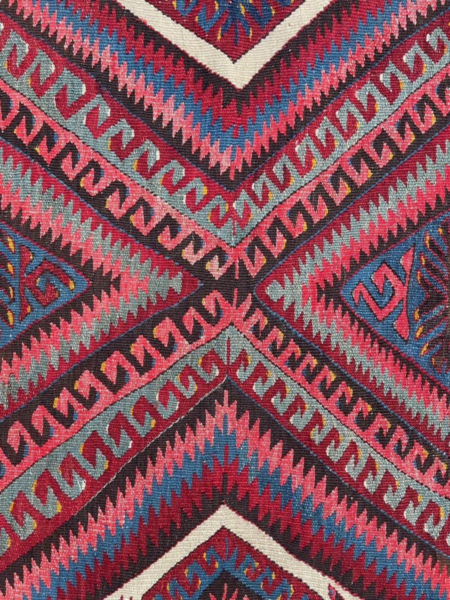 Kilim Fethiye - Anatolie. Circa 1920.  275 x 162 cm-photo-8