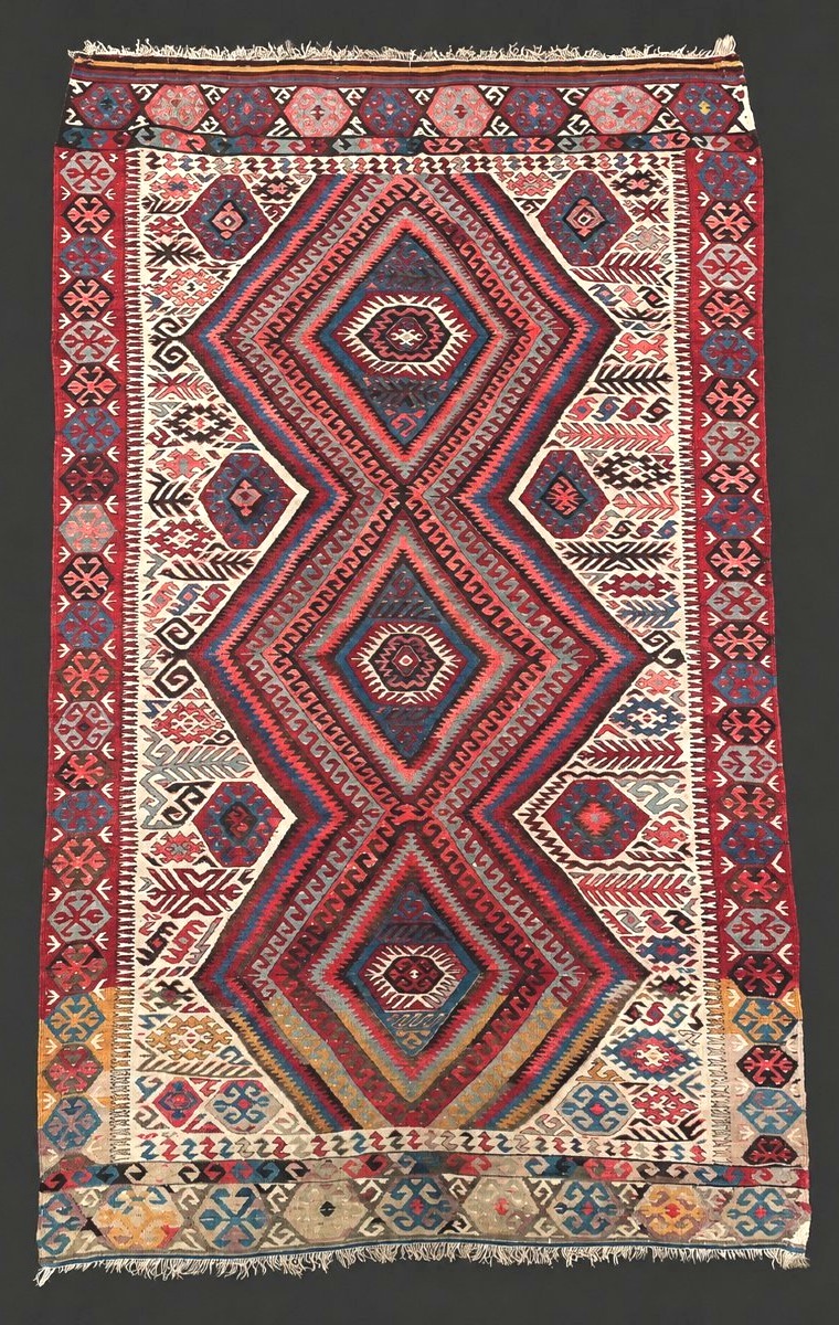 Fethiye Kilim - Anatolia. Circa 1920.  275 X 162 Cm