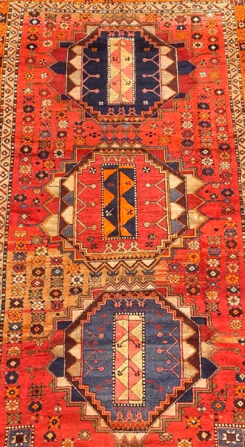 Tapis Karabag. Caucase. Début 20 ième. 275 x 150 cm-photo-3