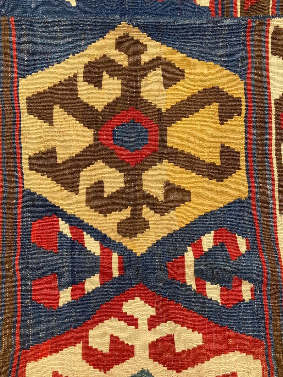 Kazak Kilim. Caucasus. Circa 1880. 240 X 167 Cm-photo-4