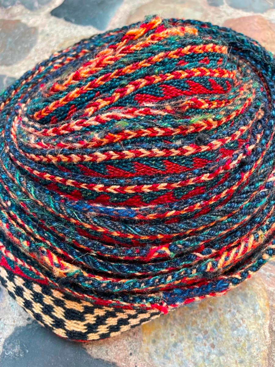 Kilim. Woven Strip From A Shasaven Nomadic Tent. Persia. Circa 1900. 700 X 7 Cm-photo-2