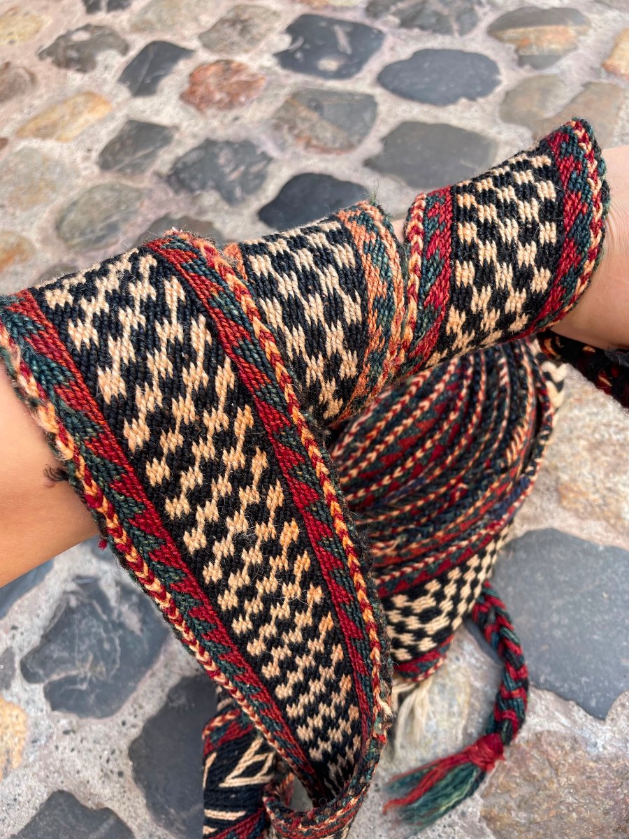 Kilim. Woven Strip From A Shasaven Nomadic Tent. Persia. Circa 1900. 700 X 7 Cm-photo-4