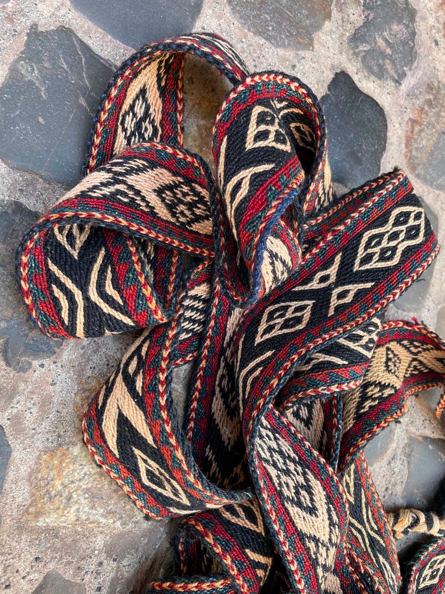 Kilim. Woven Strip From A Shasaven Nomadic Tent. Persia. Circa 1900. 700 X 7 Cm-photo-6