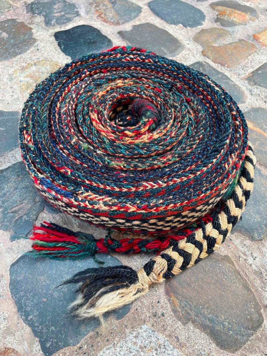 Kilim. Woven Strip From A Shasaven Nomadic Tent. Persia. Circa 1900. 700 X 7 Cm
