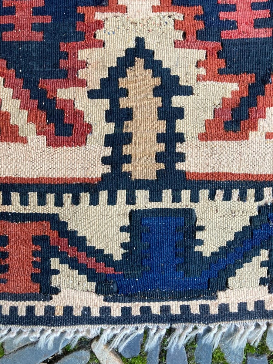 Kuba Kilim - Azerbaijan. Circa 1880. 185 X 125 Cm-photo-1