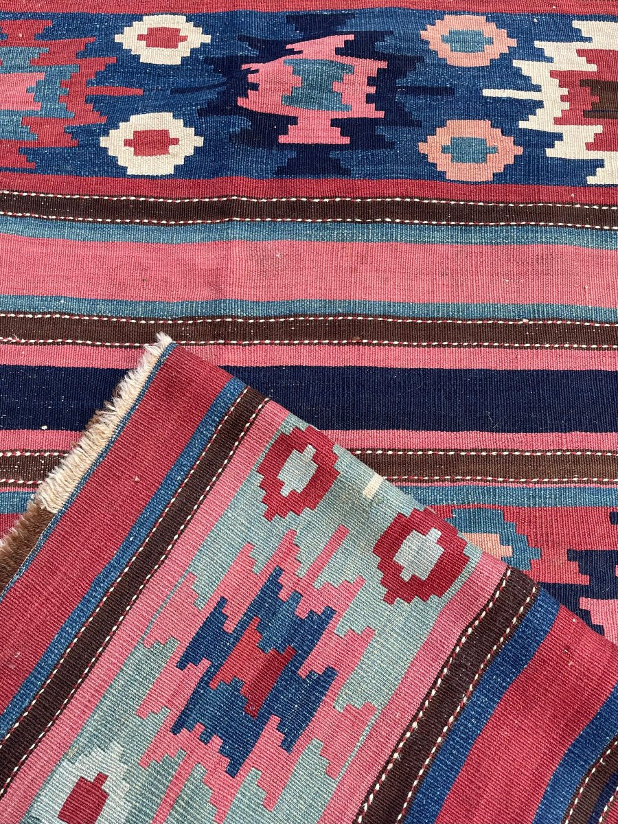 Shasaven Kilim. Persia. Circa 1880. 177 X 169 Cm-photo-7