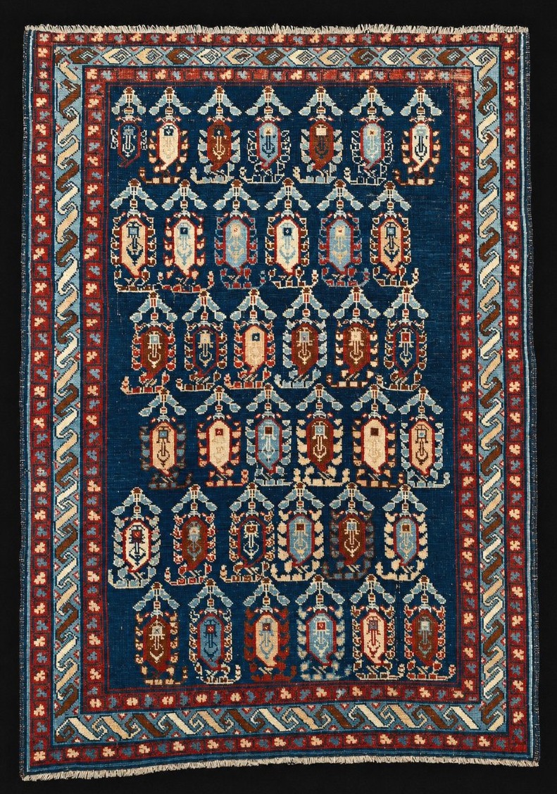 Tapis Daghestan. Caucase oriental. Circa 1880. 140 x 100 cm