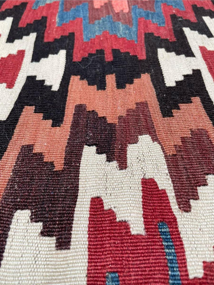 Korkuteli Kilim. Anatolia. Circa 1920. 340 X 175 Cm-photo-4