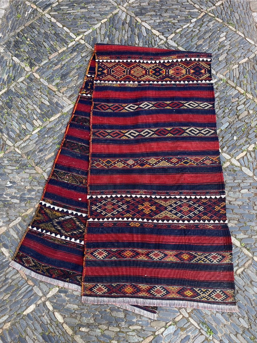 Gallery / Kilim. Gaziantep. Anatolia. Circa 1920. 307 X 75 Cm-photo-8